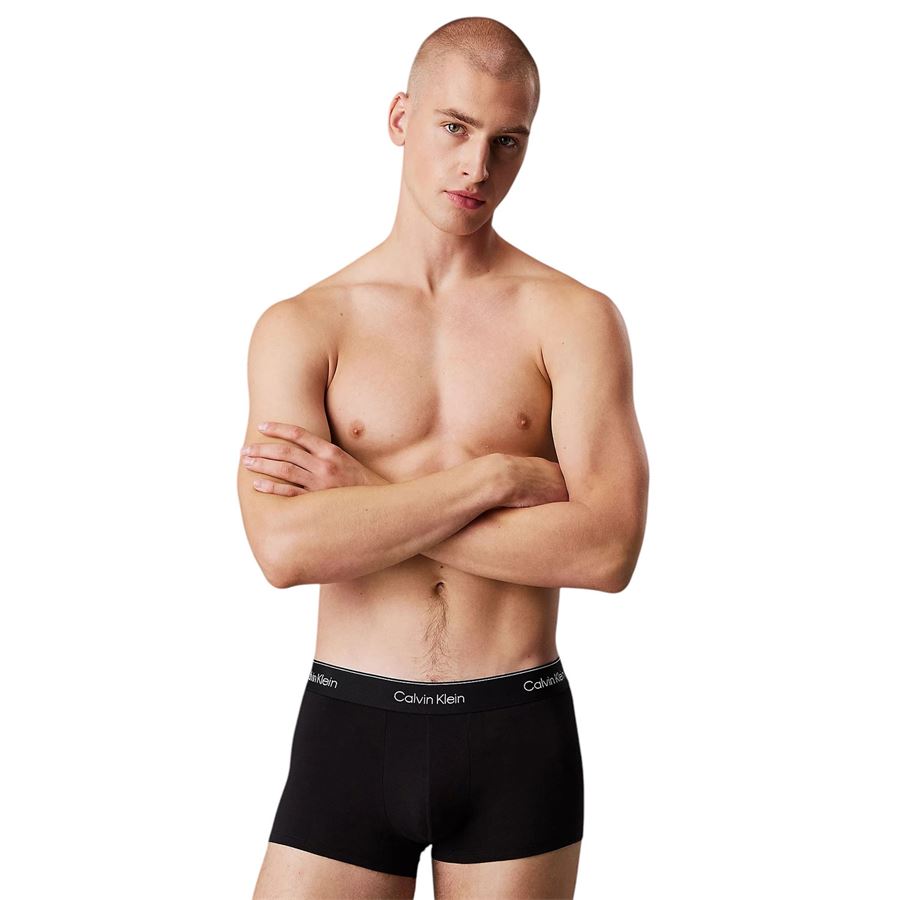 Boxer aderenti lunghi confezione da 3 - Icon Cotton Stretch da uomo Calvin Klein | NB4392TM6